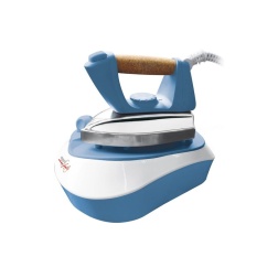 Melchioni 118530014 Ferro stir Elettrico Caldaia 2000w Elettrodomestici per la casa, 2000 W, Acciaio, Bianco/Blu